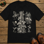 Poison Ivy Identification Sketch T-Shirt - Black