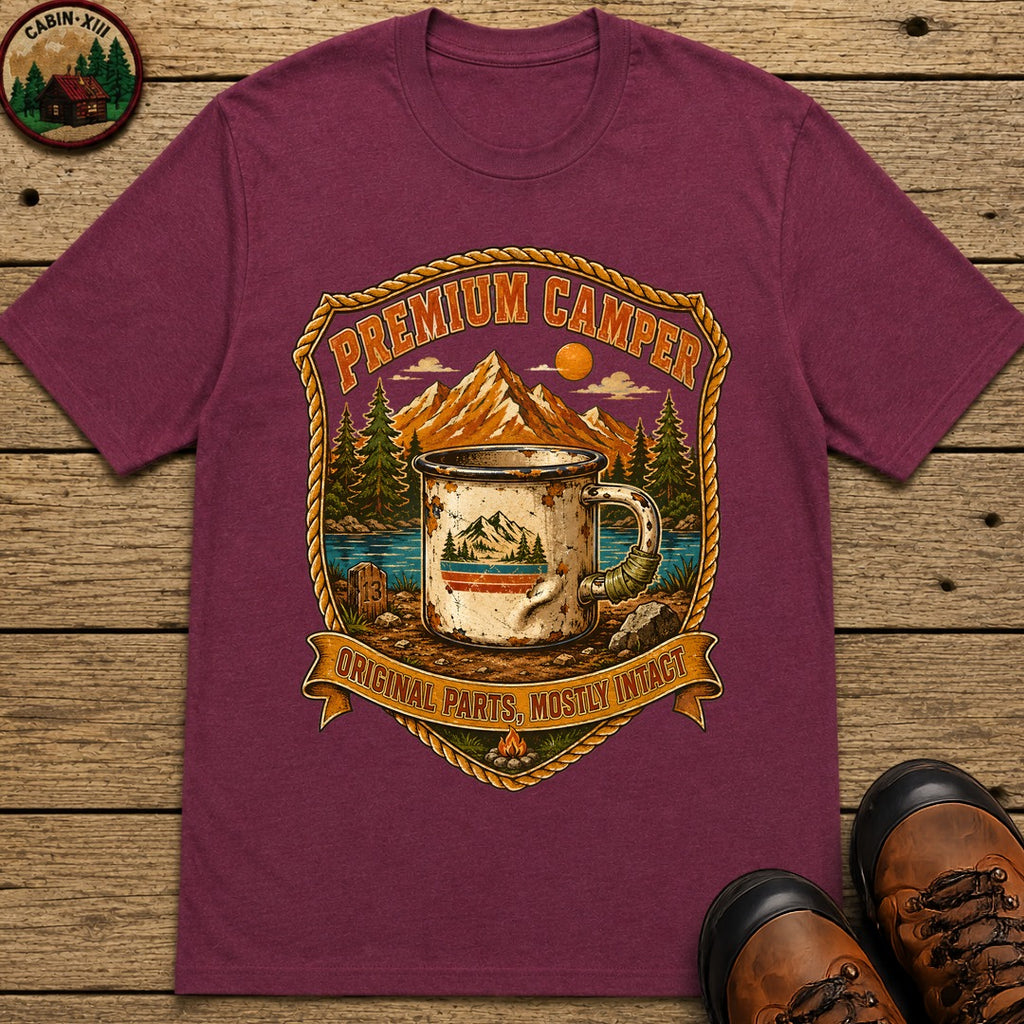 Premium Camper T-Shirt - Berry