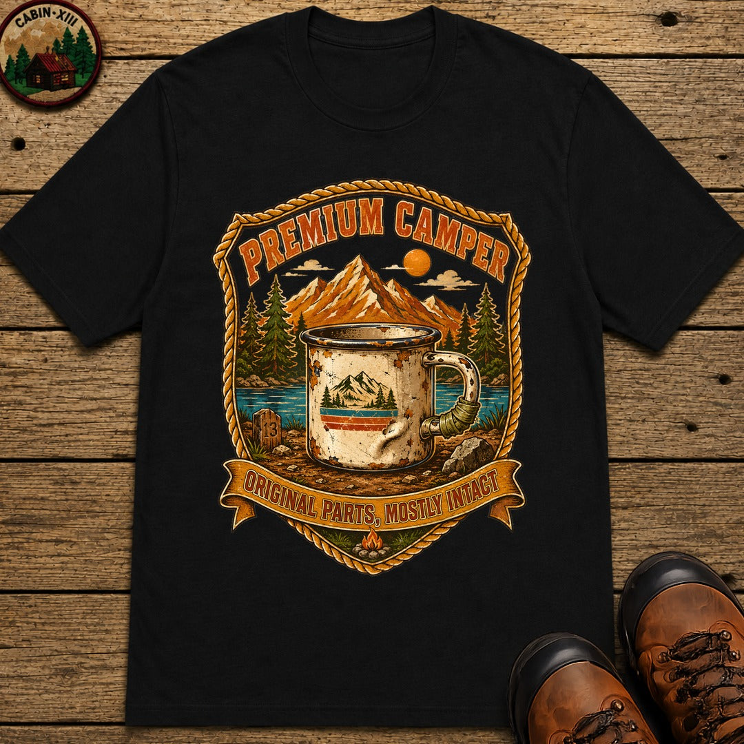 Premium Camper T-Shirt - Black