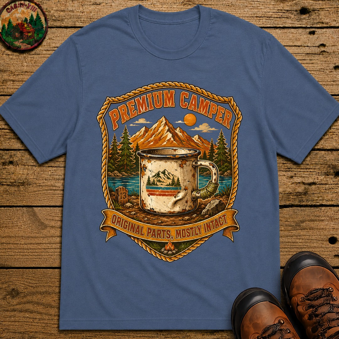 Premium Camper T-Shirt - Blue Jean