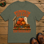 Pumpkin Season Enthusiast T Shirt - Moss