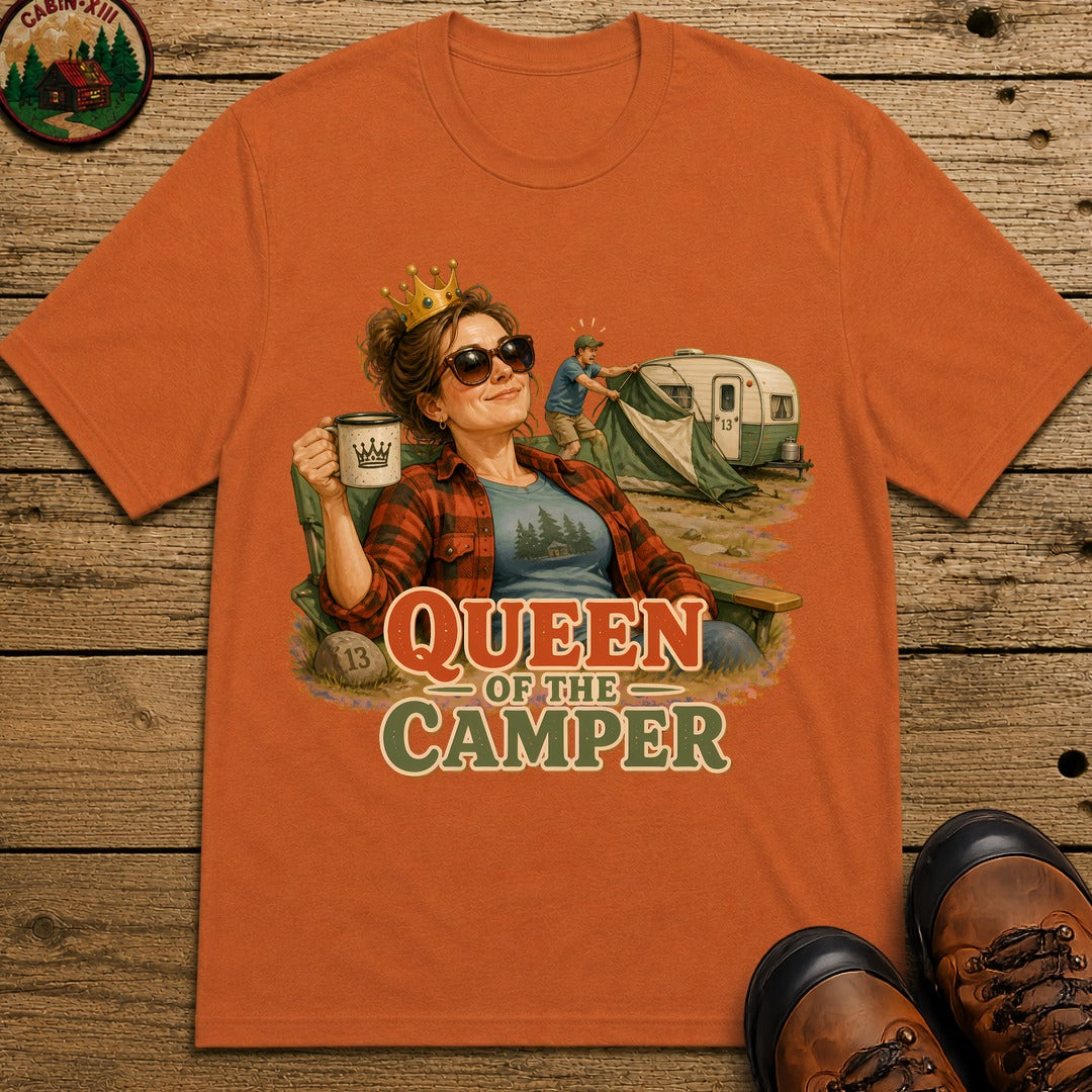 Queen Of The Camper T-Shirt - Yam