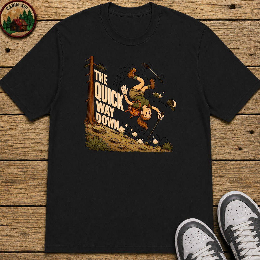 Quick Way Down Kids T-Shirt - Black