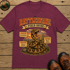 Rattlesnake Field Guide - Plays Music Before Attacking Tee - Berry