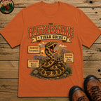 Rattlesnake Field Guide - Plays Music Before Attacking Tee - Yam