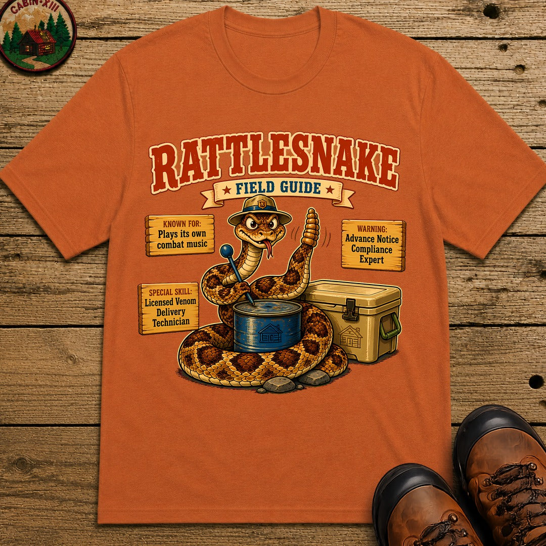 Rattlesnake Field Guide T-Shirt - Yam