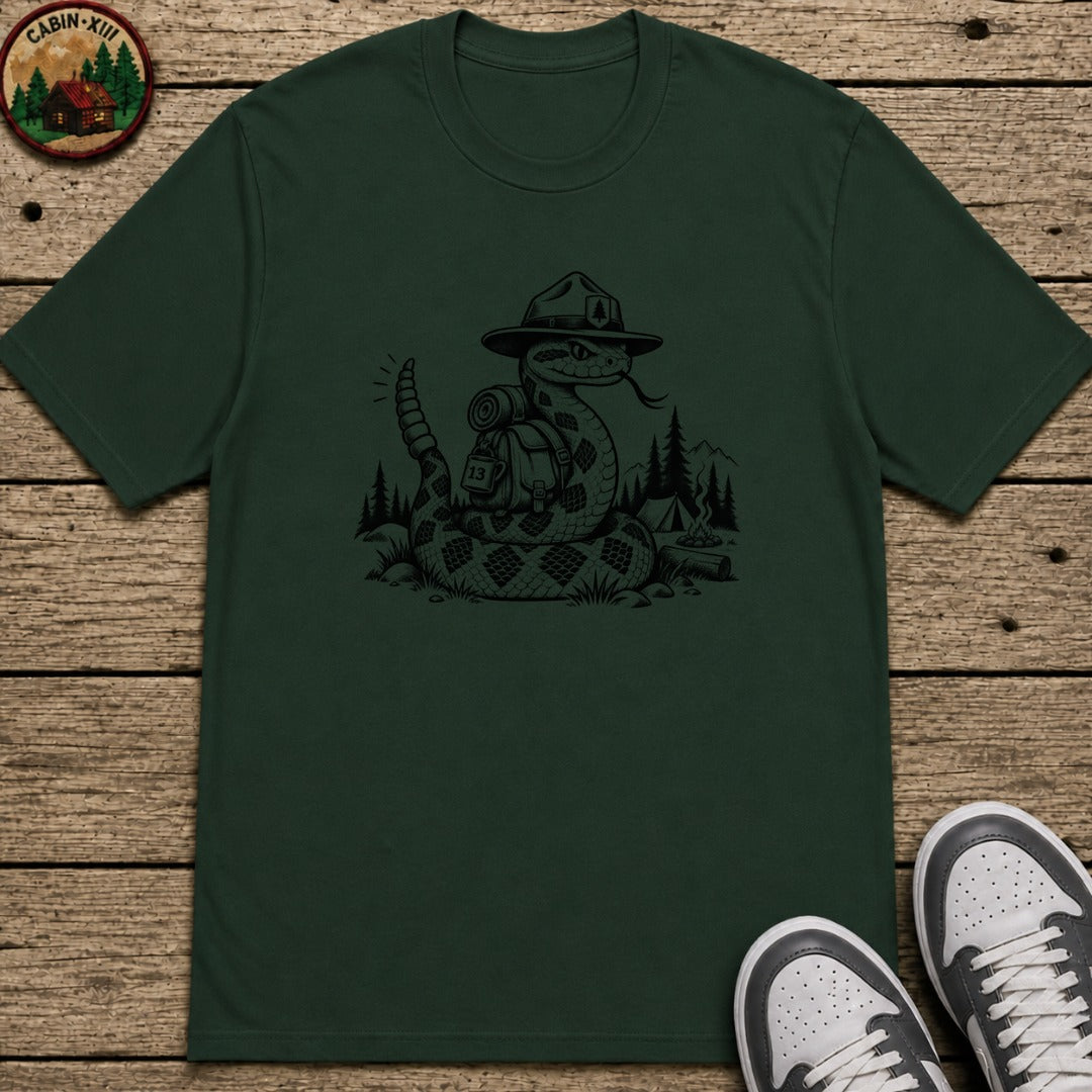 Rattlesnake Ranger Kids T-Shirt - Forest Green