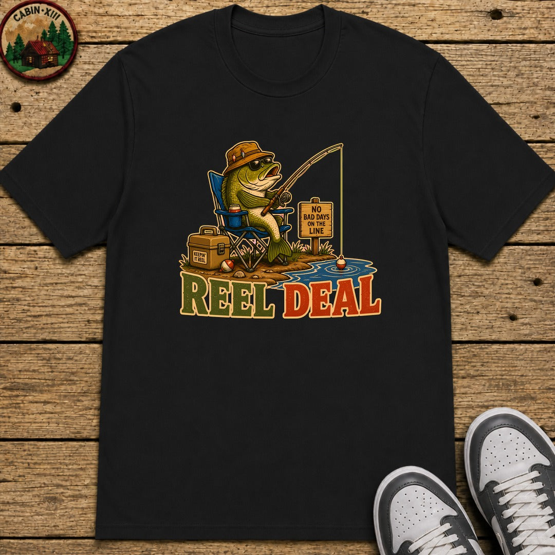 Reel Deal Kids T-Shirt - Black