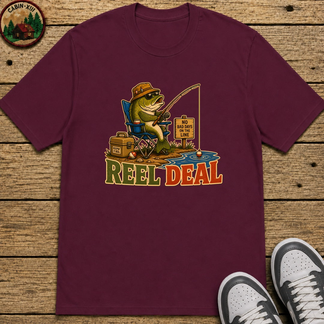 Reel Deal Kids T-Shirt - Maroon