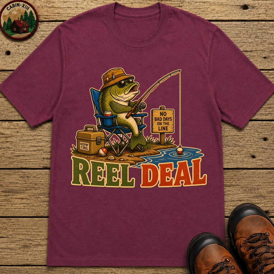 Reel Deal T-Shirt - Berry