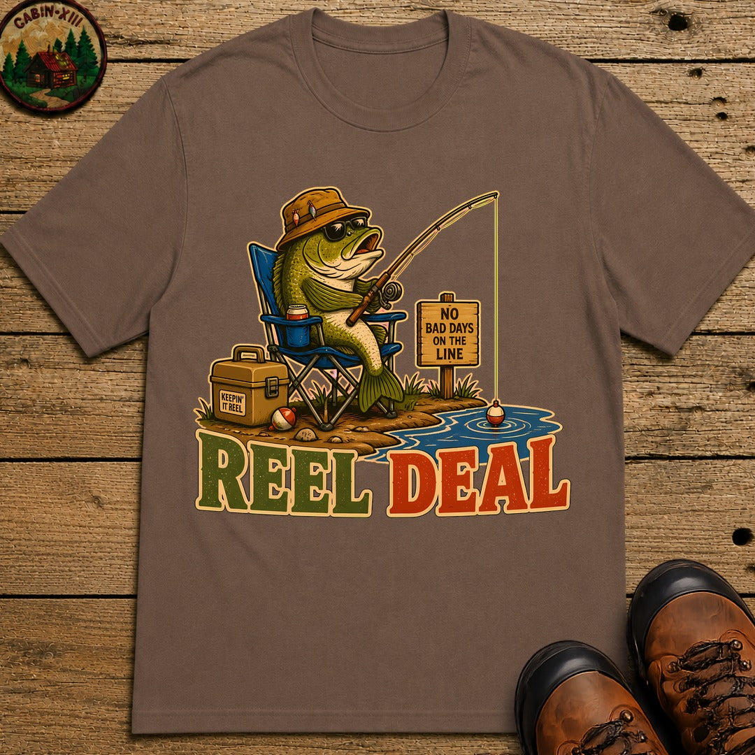 Reel Deal T-Shirt - Espresso