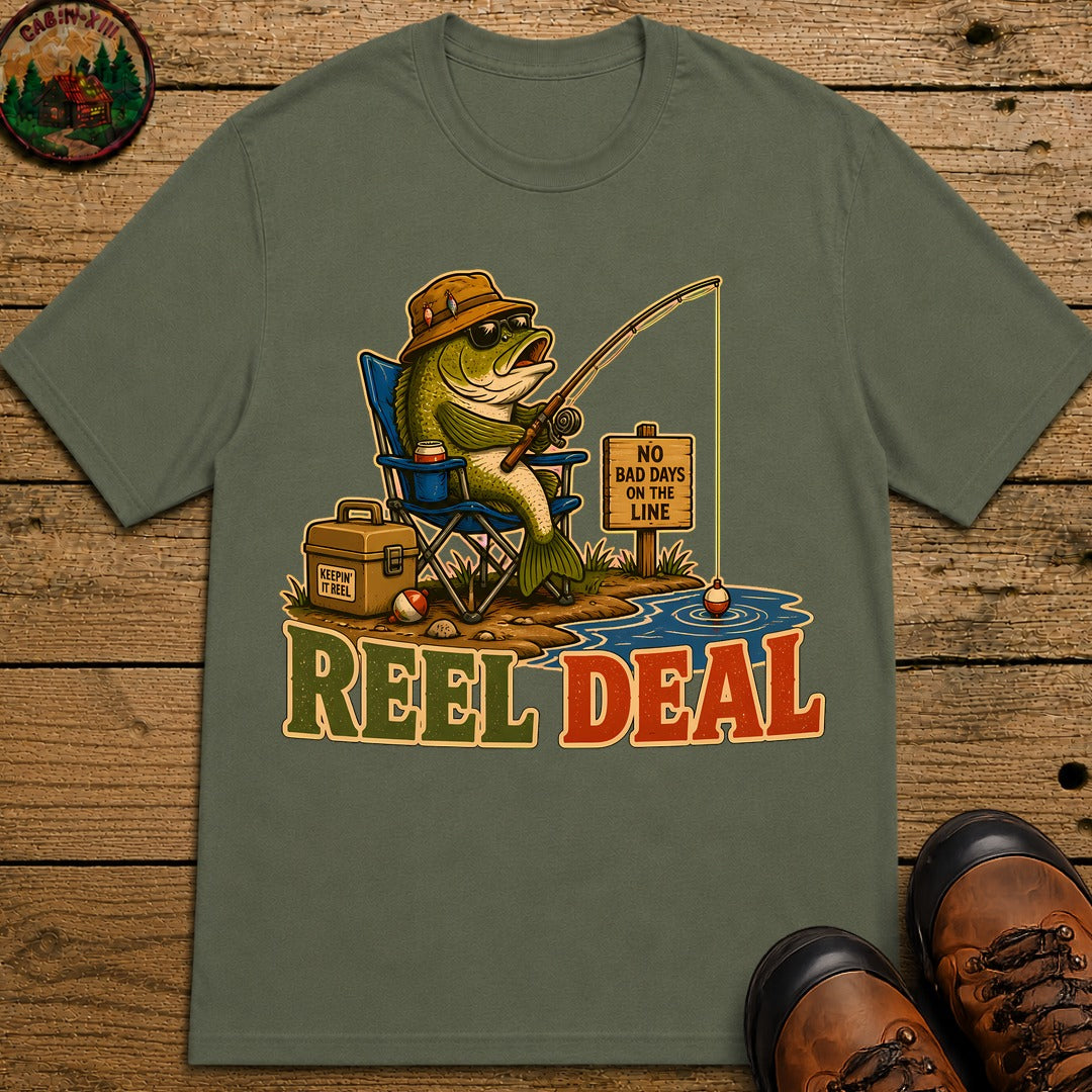 Reel Deal T-Shirt - Moss