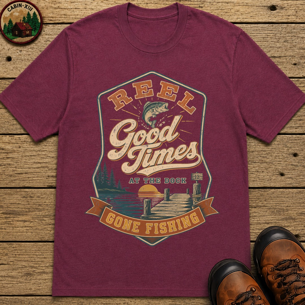 Reel Good Times T-Shirt - Berry