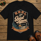 Reel Good Times T-Shirt - Black
