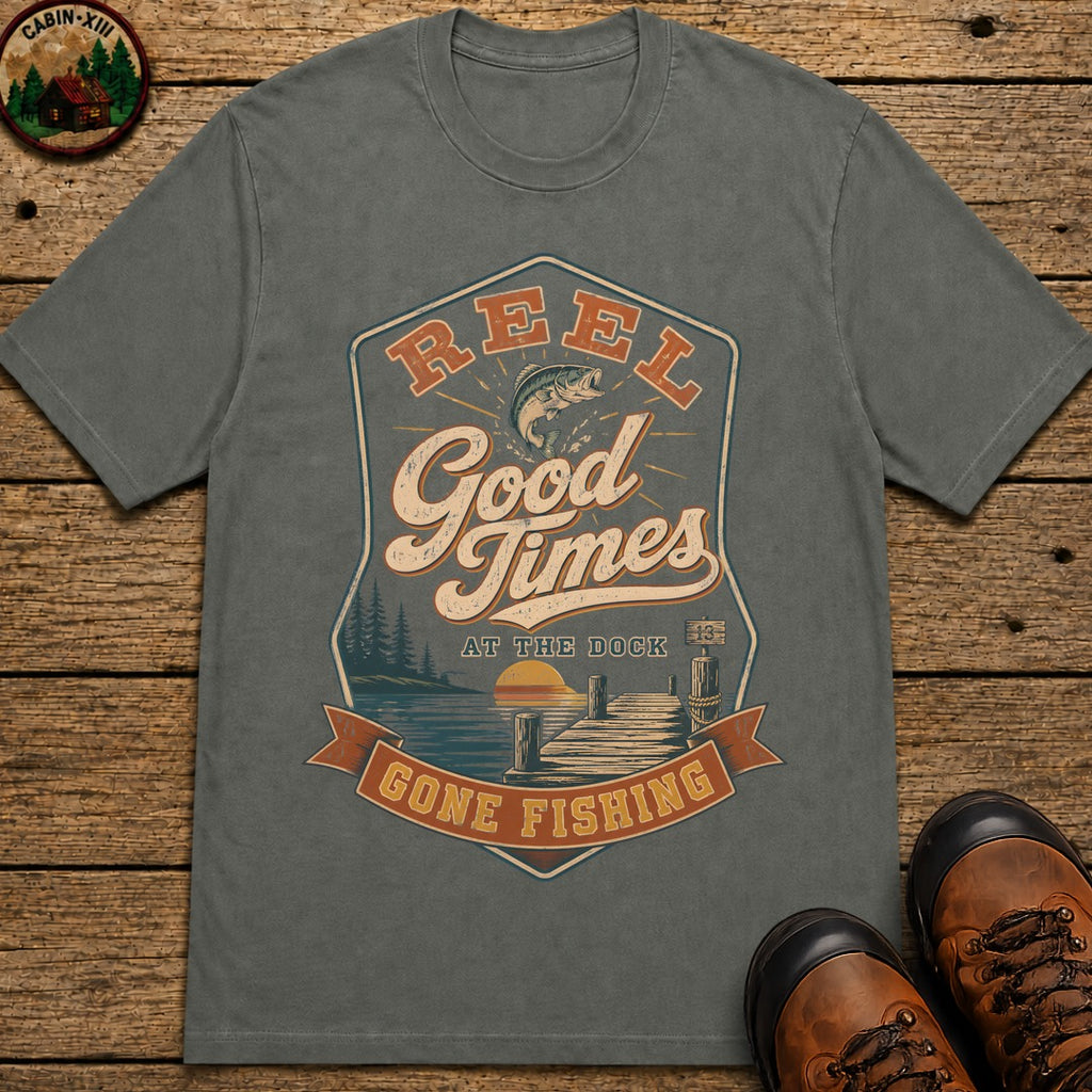 Reel Good Times T-Shirt - Pepper