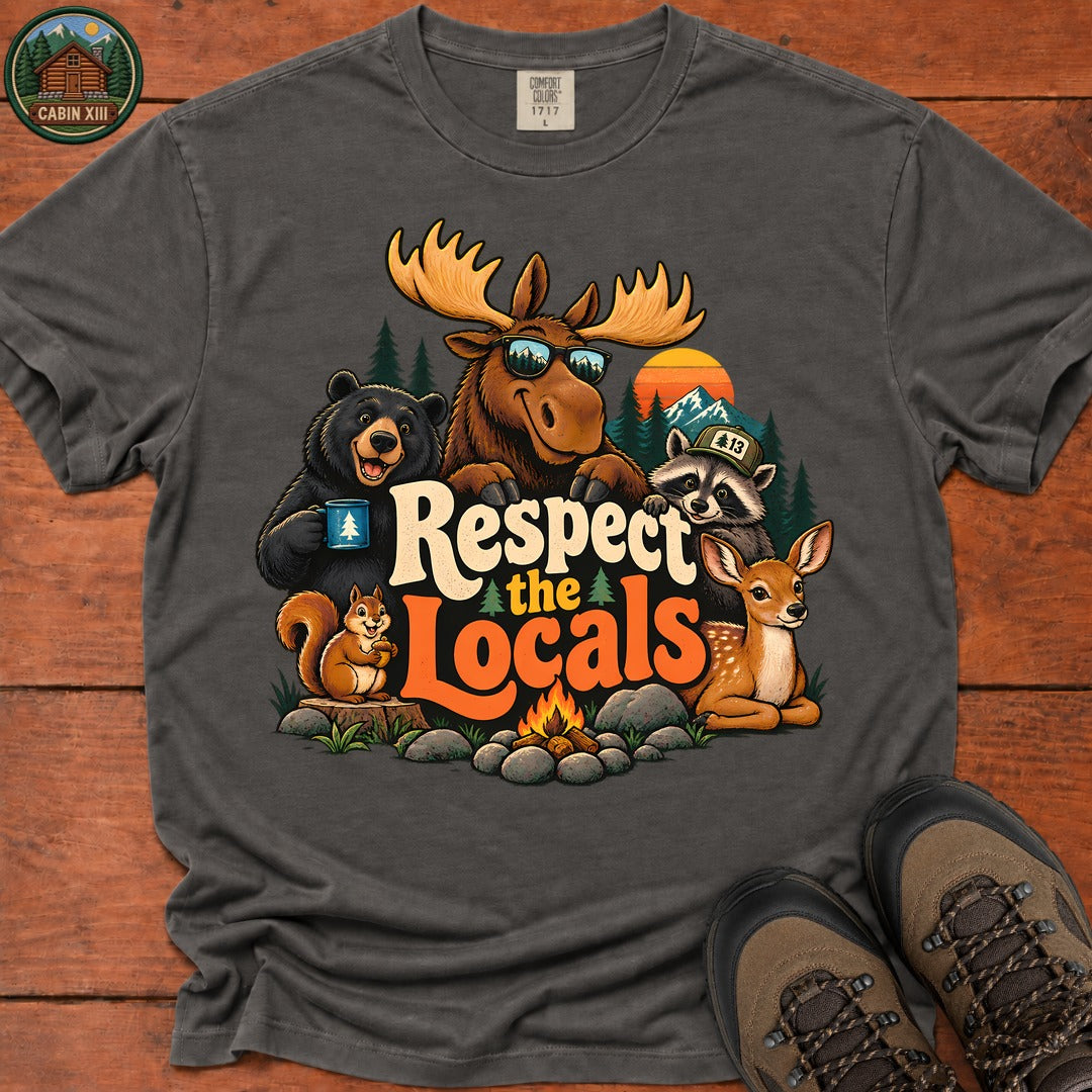 Respect The Locals T-Shirt - Pepper