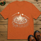 Roasting Marshmallows Sketch T-Shirt - Yam