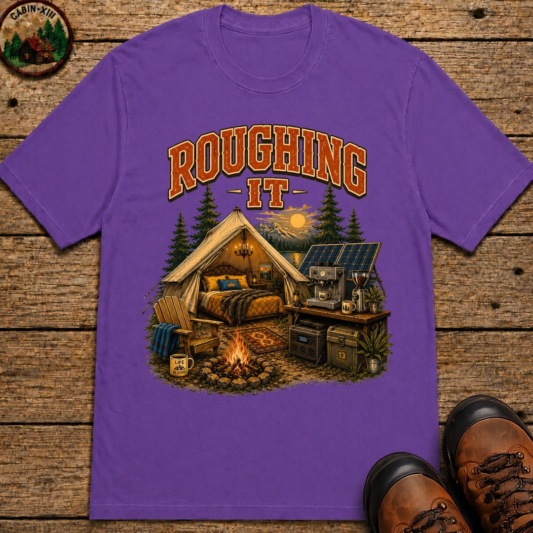Roughing It T-Shirt - Grape