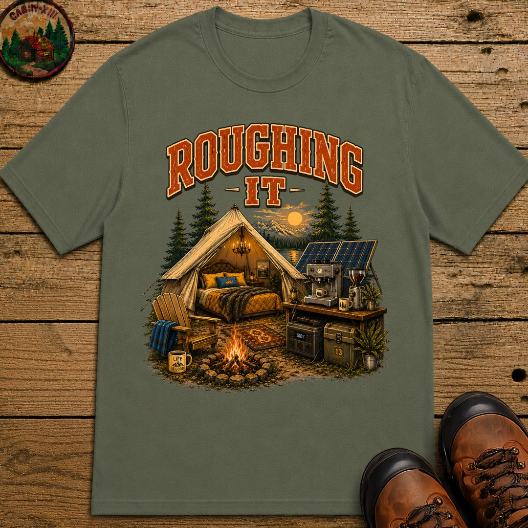 Roughing It T-Shirt - Moss
