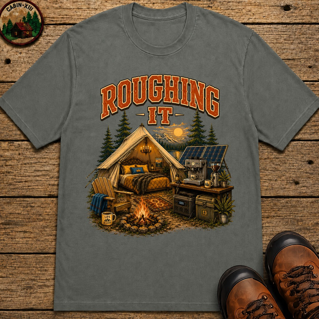 Roughing It T-Shirt - Pepper
