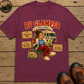 Rv Glamper Field Guide T-Shirt - Berry