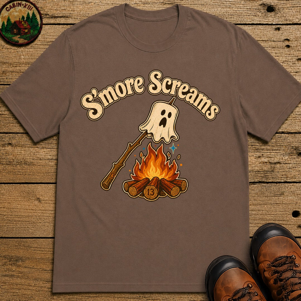S'More Screams T Shirt - Espresso