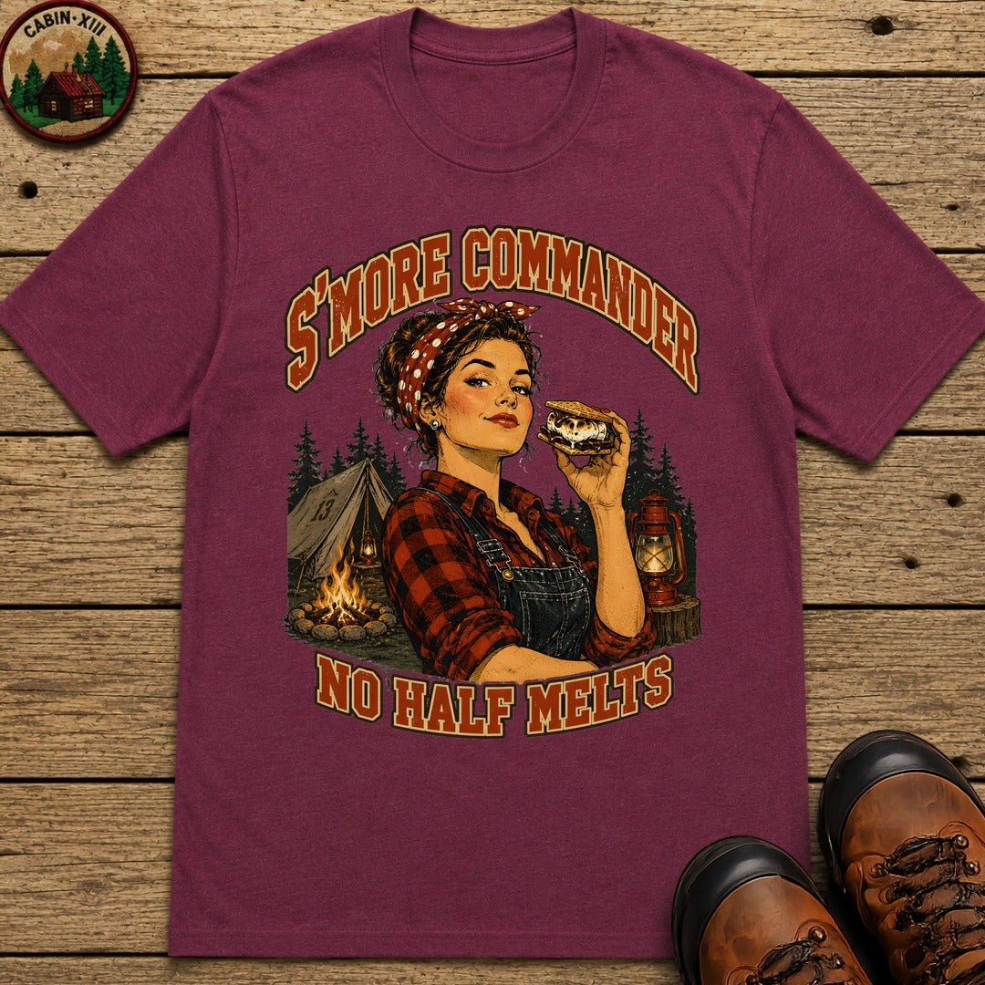 S'more Commander T-Shirt - Berry