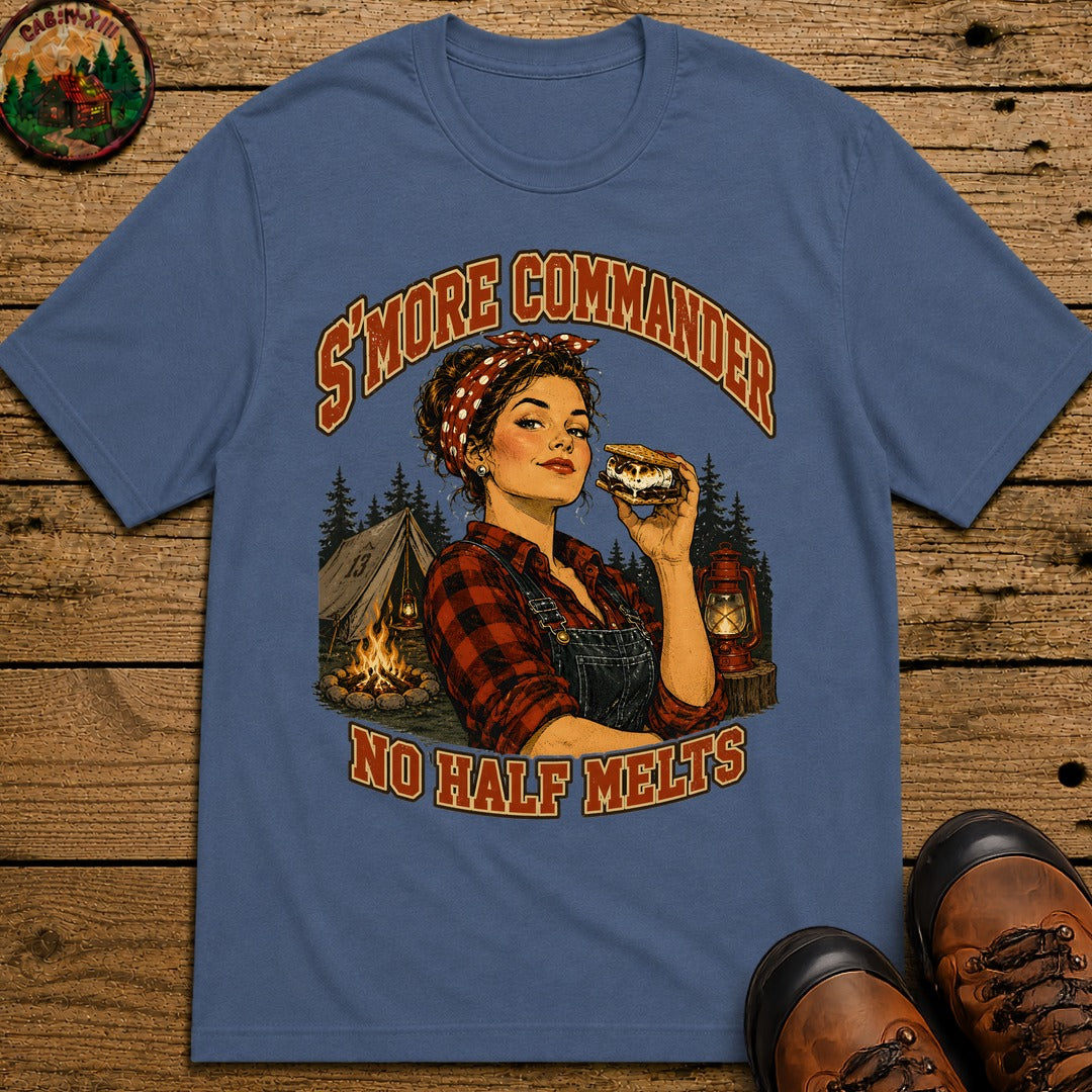 S'more Commander T-Shirt - Blue Jean