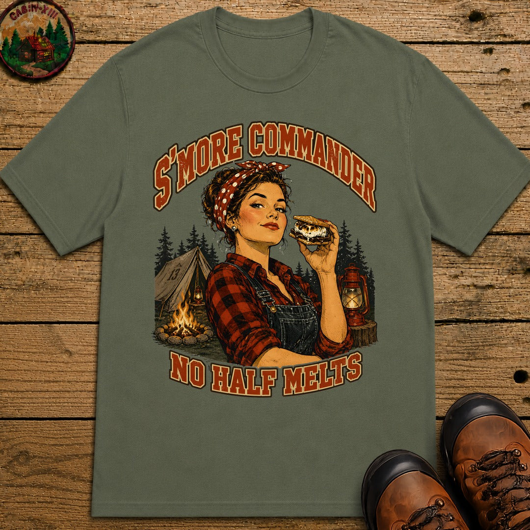 S'more Commander T-Shirt - Moss
