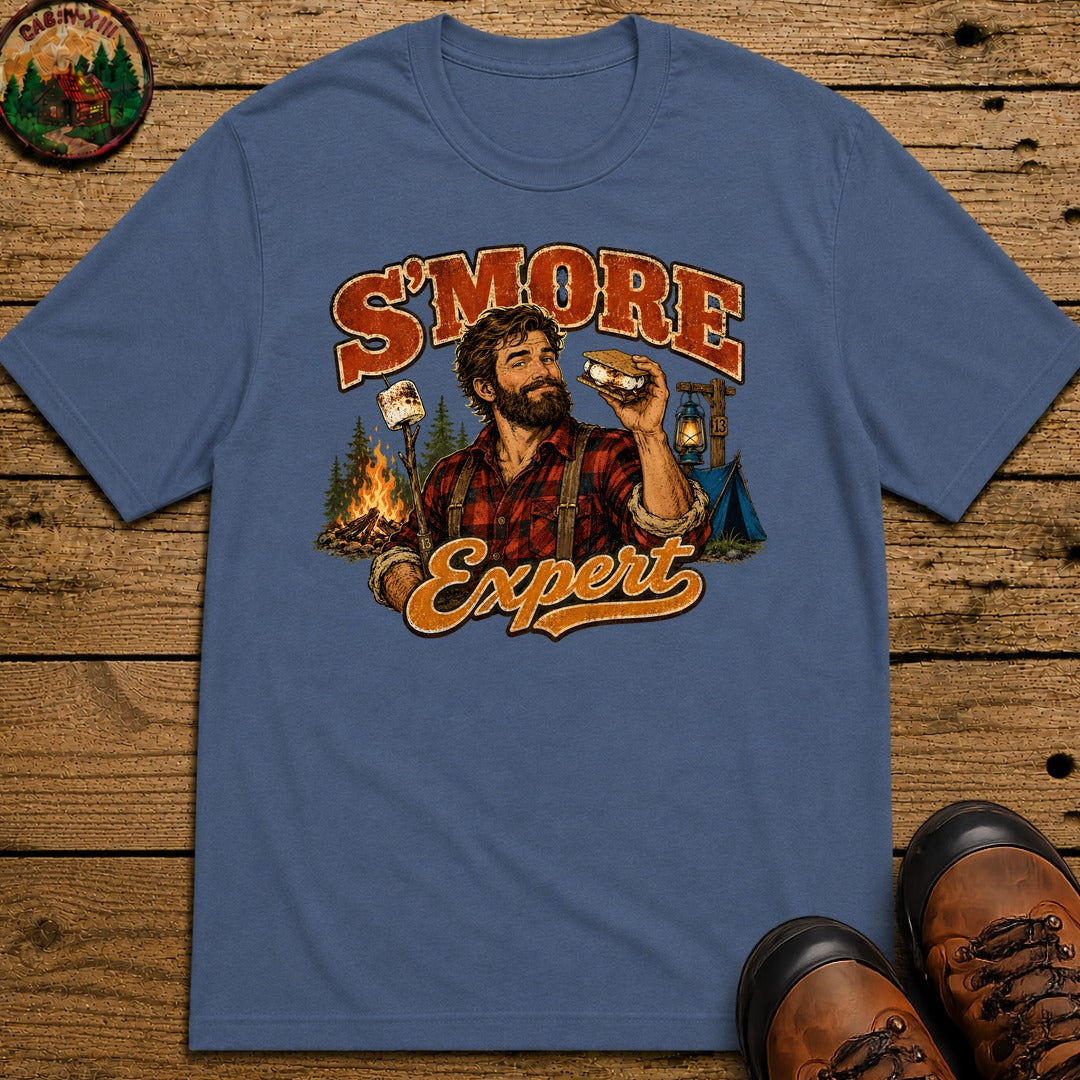 S'more Expert (Men's) T-Shirt - Blue Jean