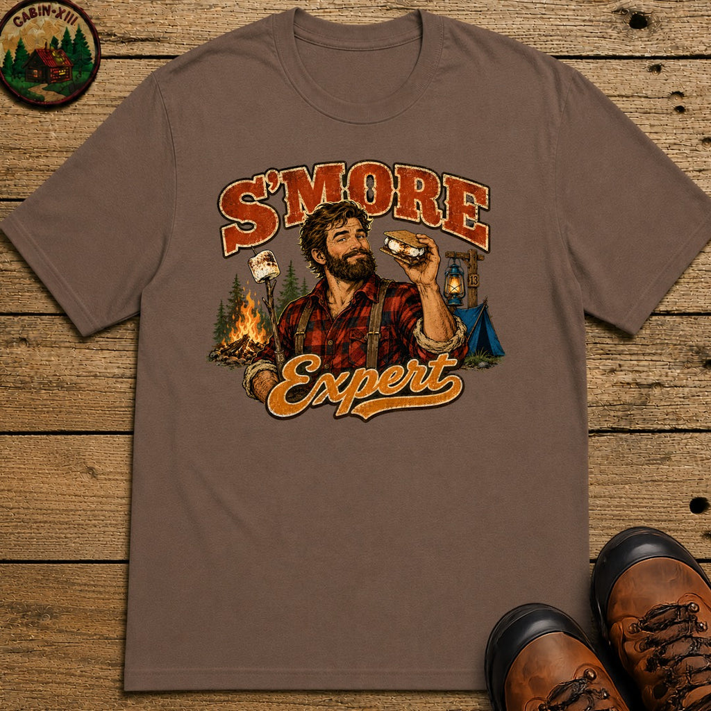 S'more Expert (Men's) T-Shirt - Espresso