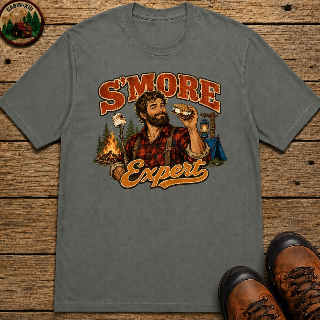 S'more Expert (Men's) T-Shirt - Pepper