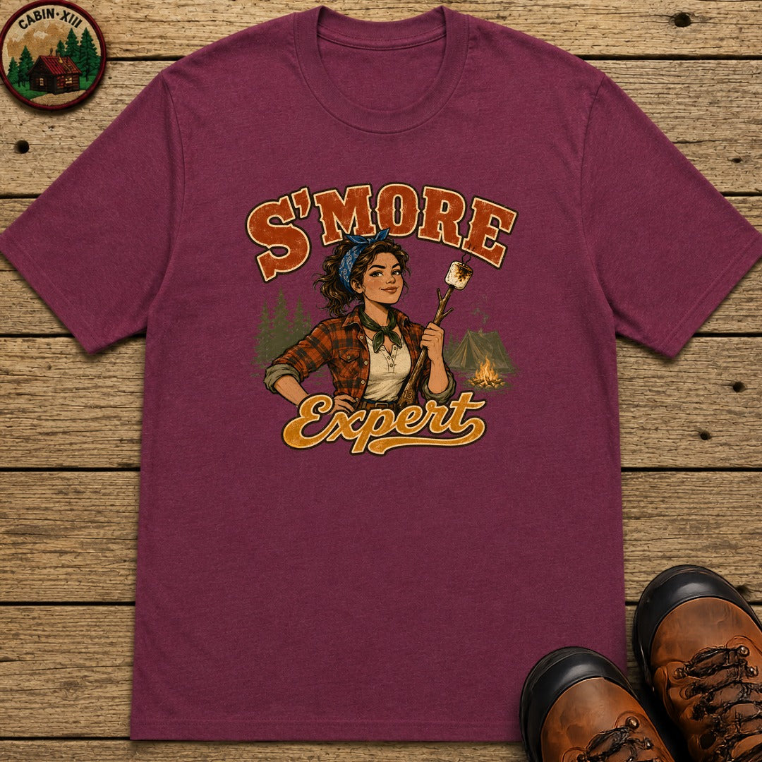 S'more Expert (Women's) T-Shirt - Berry