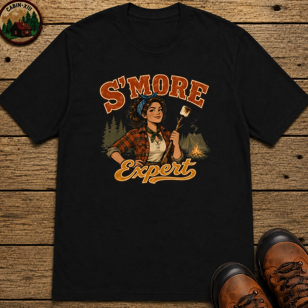 S'more Expert (Women's) T-Shirt - Black