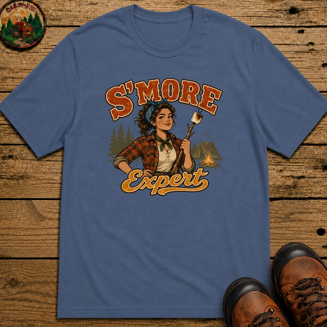S'more Expert (Women's) T-Shirt - Blue Jean
