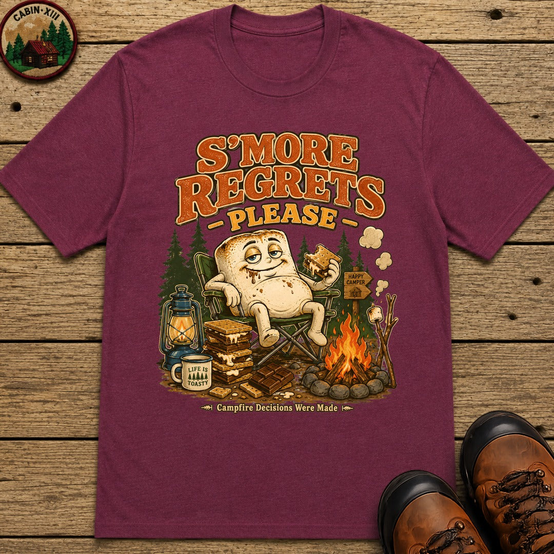 S'more Regrets T-Shirt - Berry