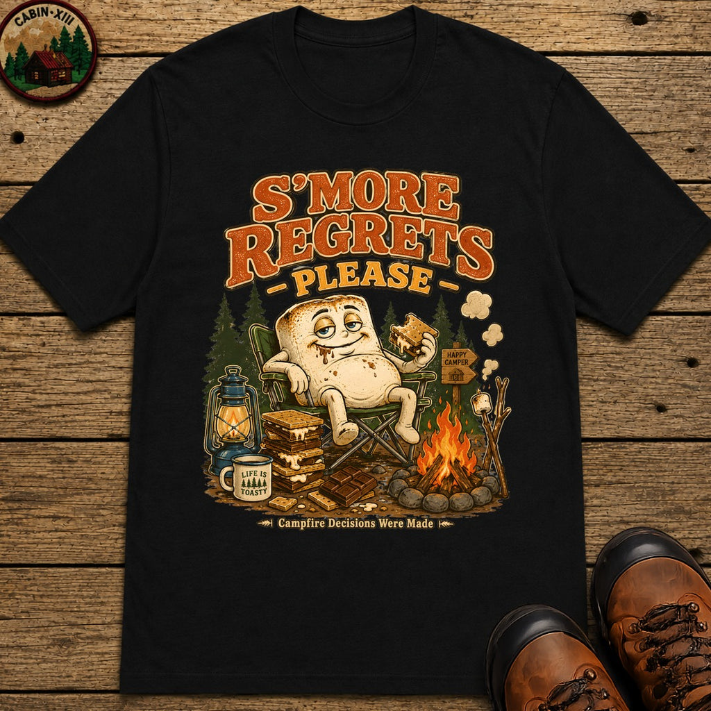 S'more Regrets T-Shirt - Black