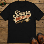 S'more Supervisor — Funny Campfire Camping Humor Tee - Black