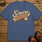 S'more Supervisor — Funny Campfire Camping Humor Tee - Blue Jean