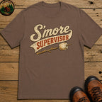 S'more Supervisor — Funny Campfire Camping Humor Tee - Espresso