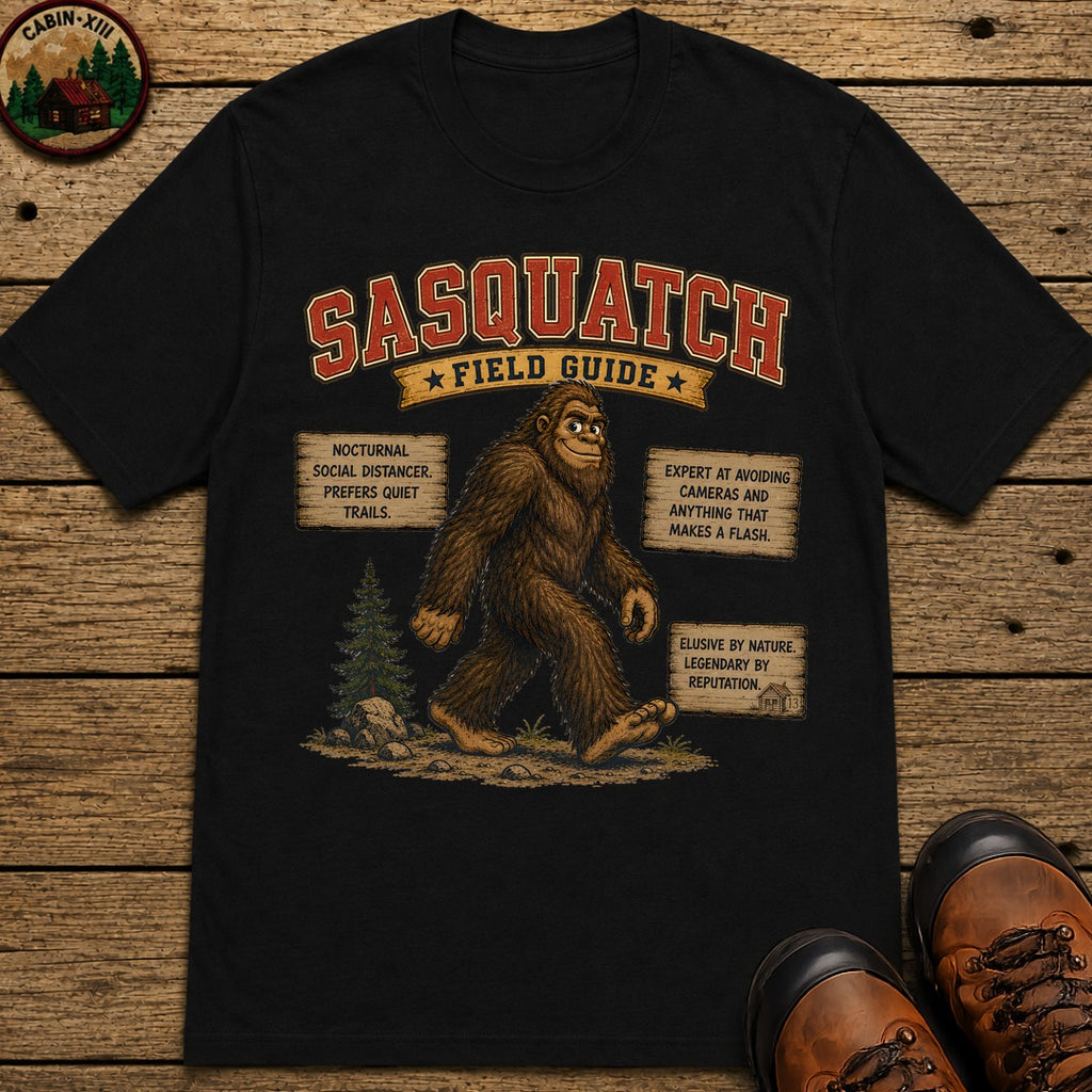 Sasquatch Field Guide 2.0 T Shirt - Black