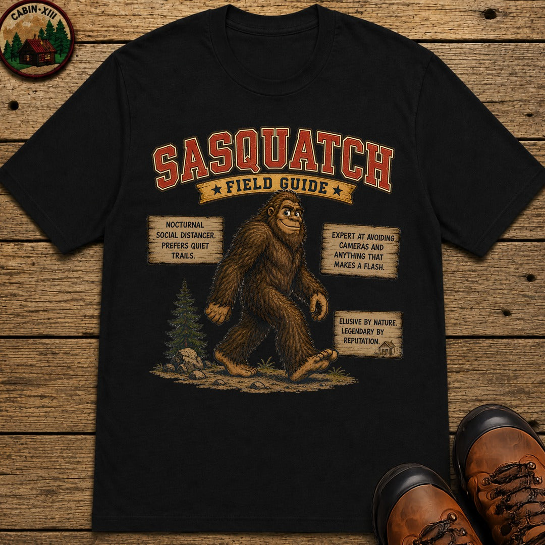 Sasquatch Field Guide 2.0 T Shirt - Black