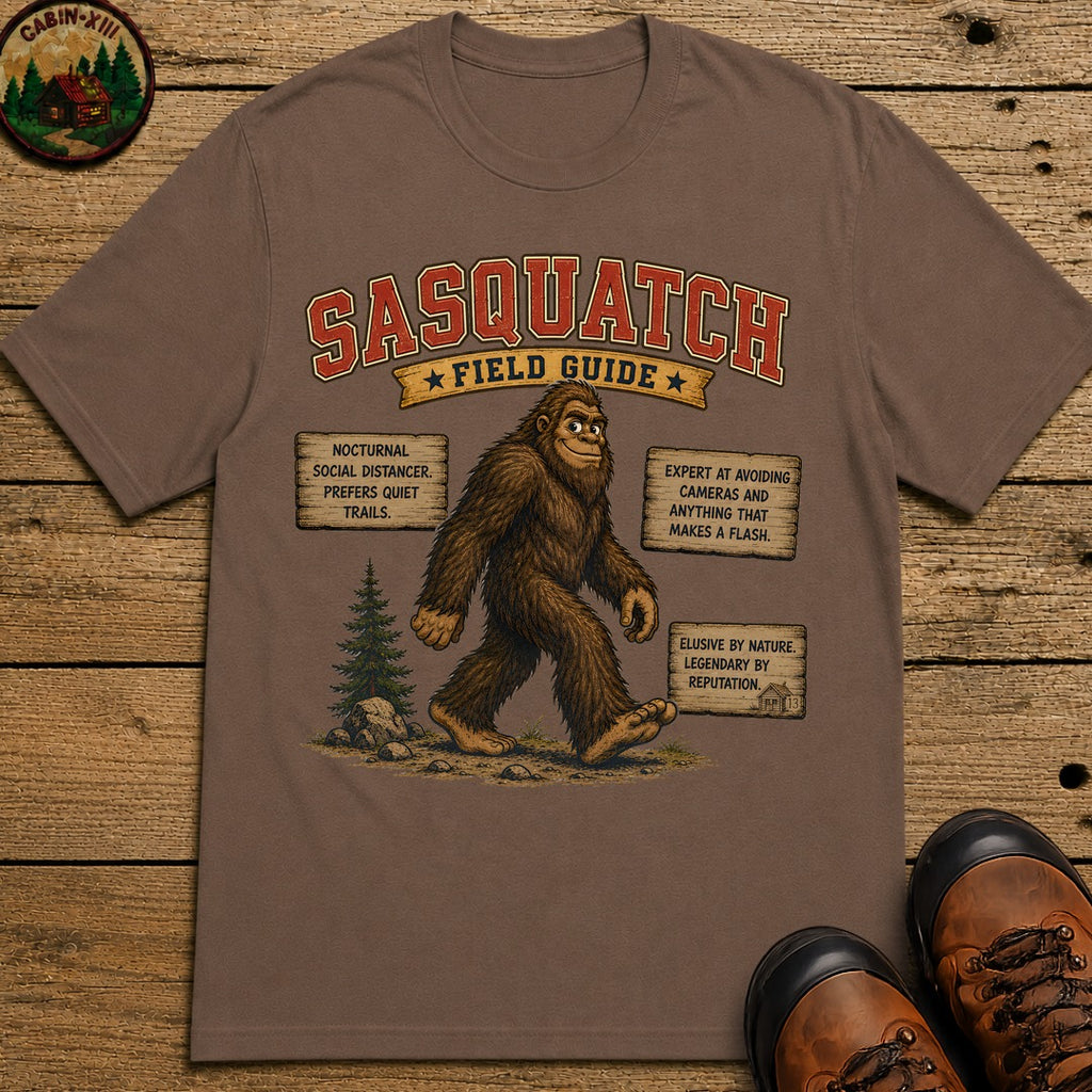 Sasquatch Field Guide 2.0 T Shirt - Espresso