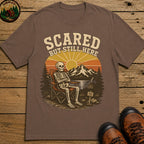 Scared But Still Here T Shirt - Espresso