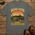 Scenic Views Low Expectations T Shirt - Pepper