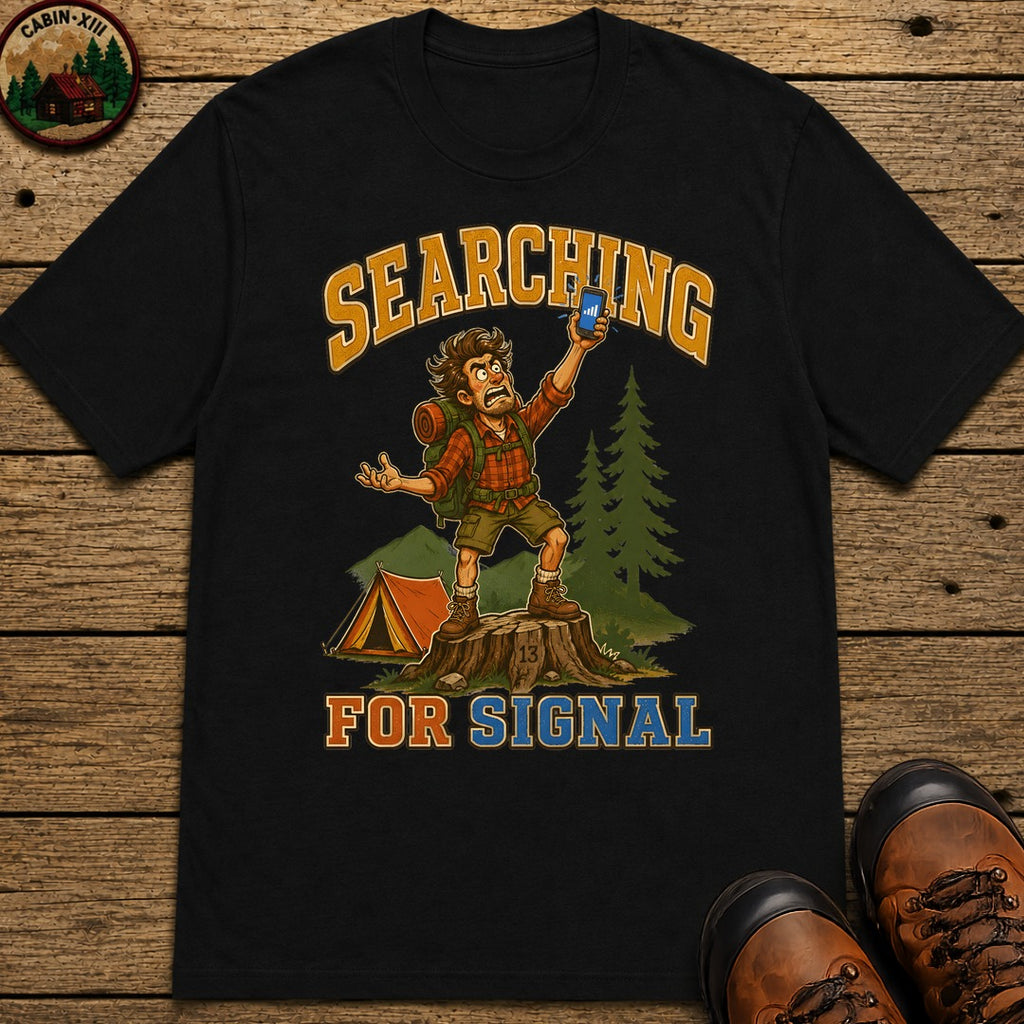 Searching for Signal T-Shirt - Black
