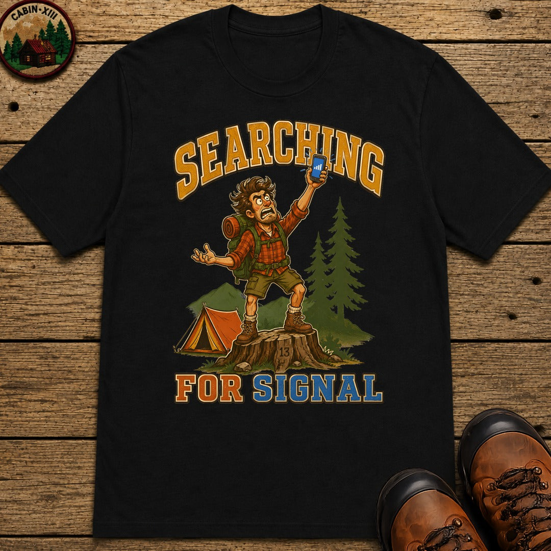 Searching for Signal T-Shirt - Black
