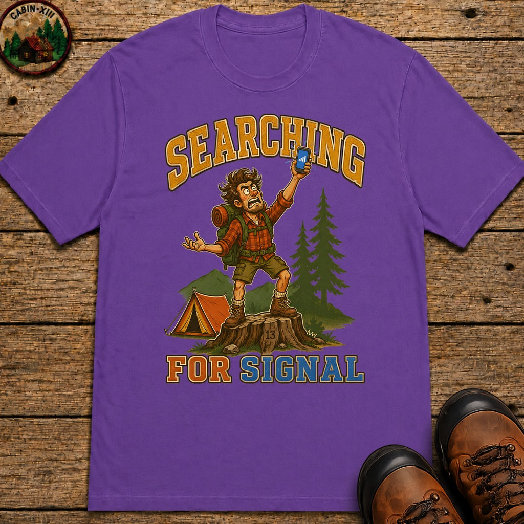 Searching for Signal T-Shirt - Grape