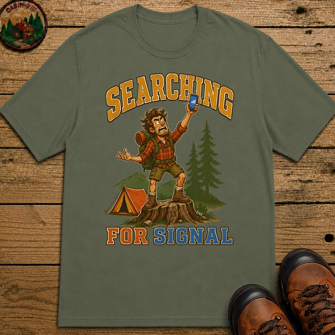 Searching for Signal T-Shirt - Moss