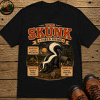 Skunk Field Guide - Biological Weapon Specialist Camping Tee - Black